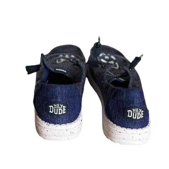 Hey Dude Women's Wendy Knit Slip On Shoes Custom French Bulldog Size 7 - Picture 6 of 7